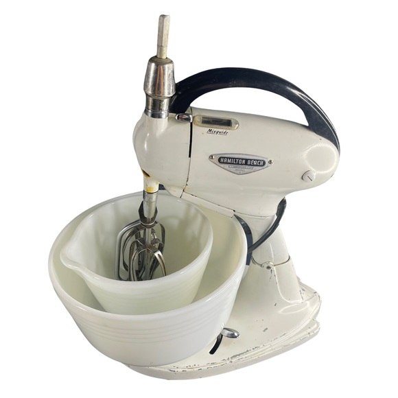 Hamilton Beach Kitchen Vintage Hamilton Beach Mixer Model G 2 Pyrex Bowls Usa Beater Tested